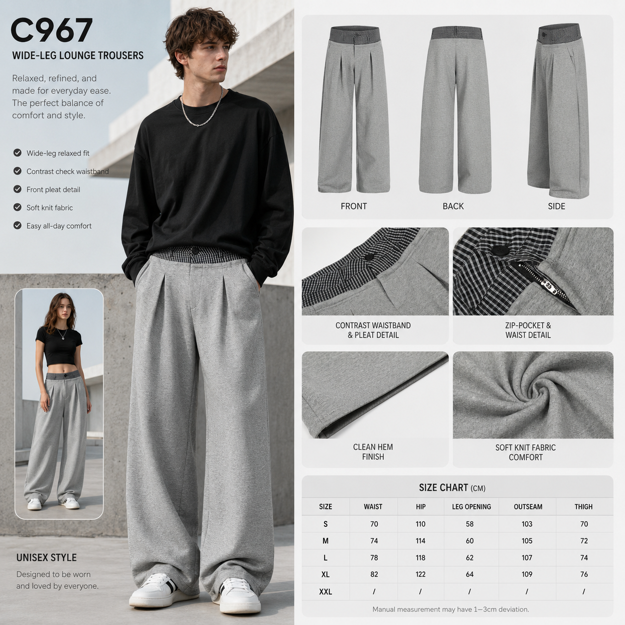 Pleated Wide-Leg Lounge Trousers - C967-size-chart.png