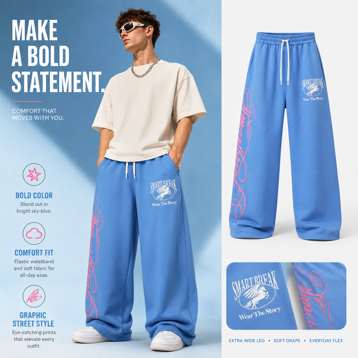 Graphic Wide-Leg Sweatpants - C1005-back-human.png