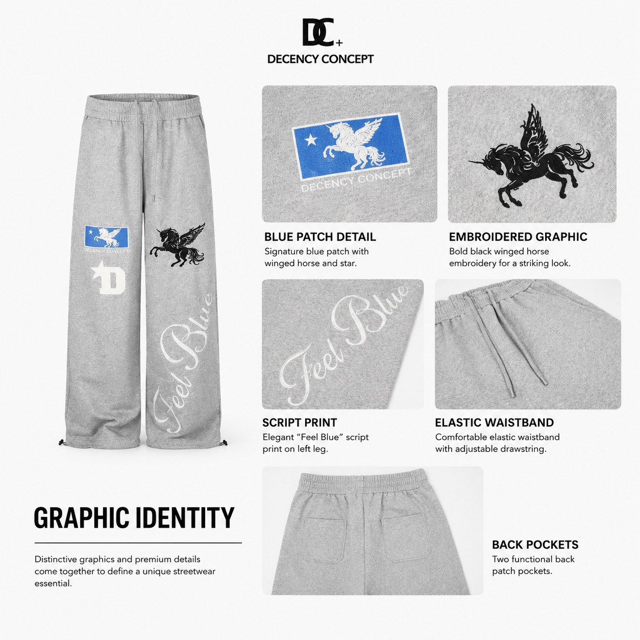 Graphic Patch Wide-Leg Sweatpants - C1015-detail-waist.png