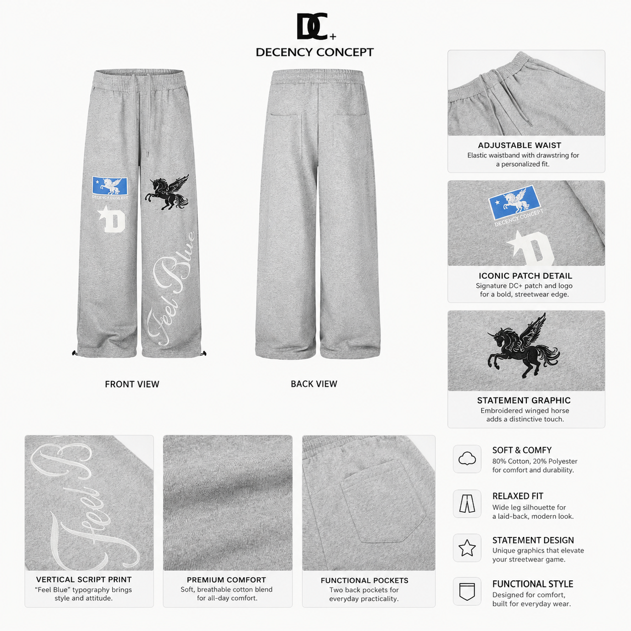 Graphic Patch Wide-Leg Sweatpants - C1015-side-human.png