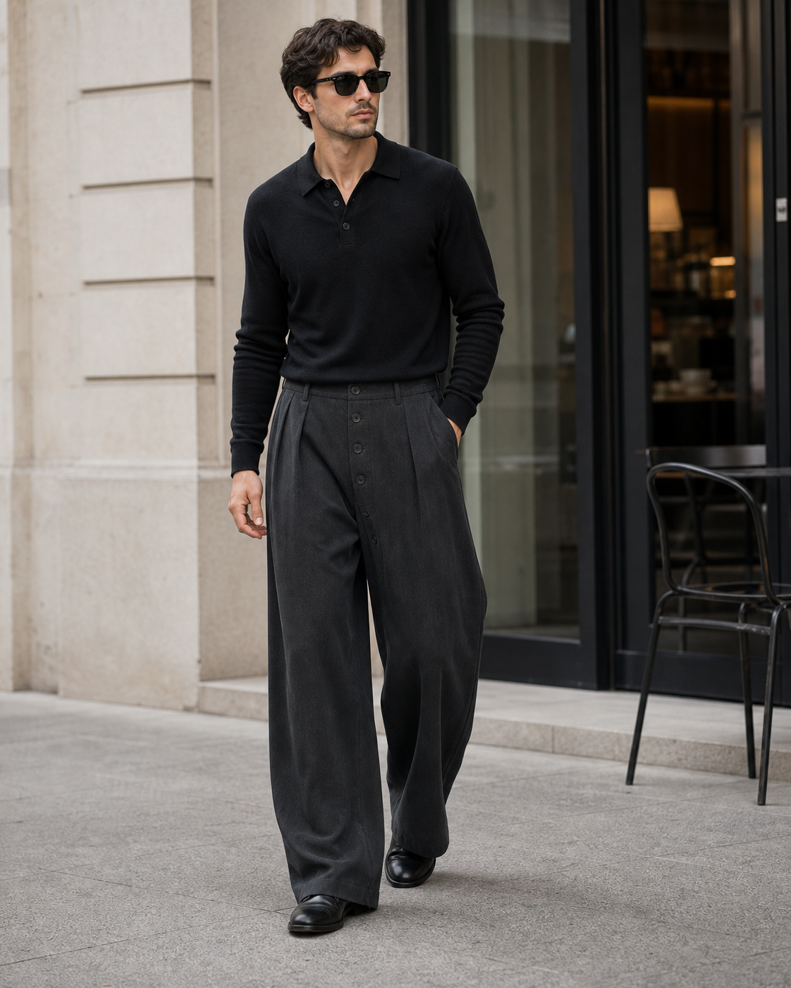 Button Detail Wide-Leg Trousers - C832-main-human-v1.png