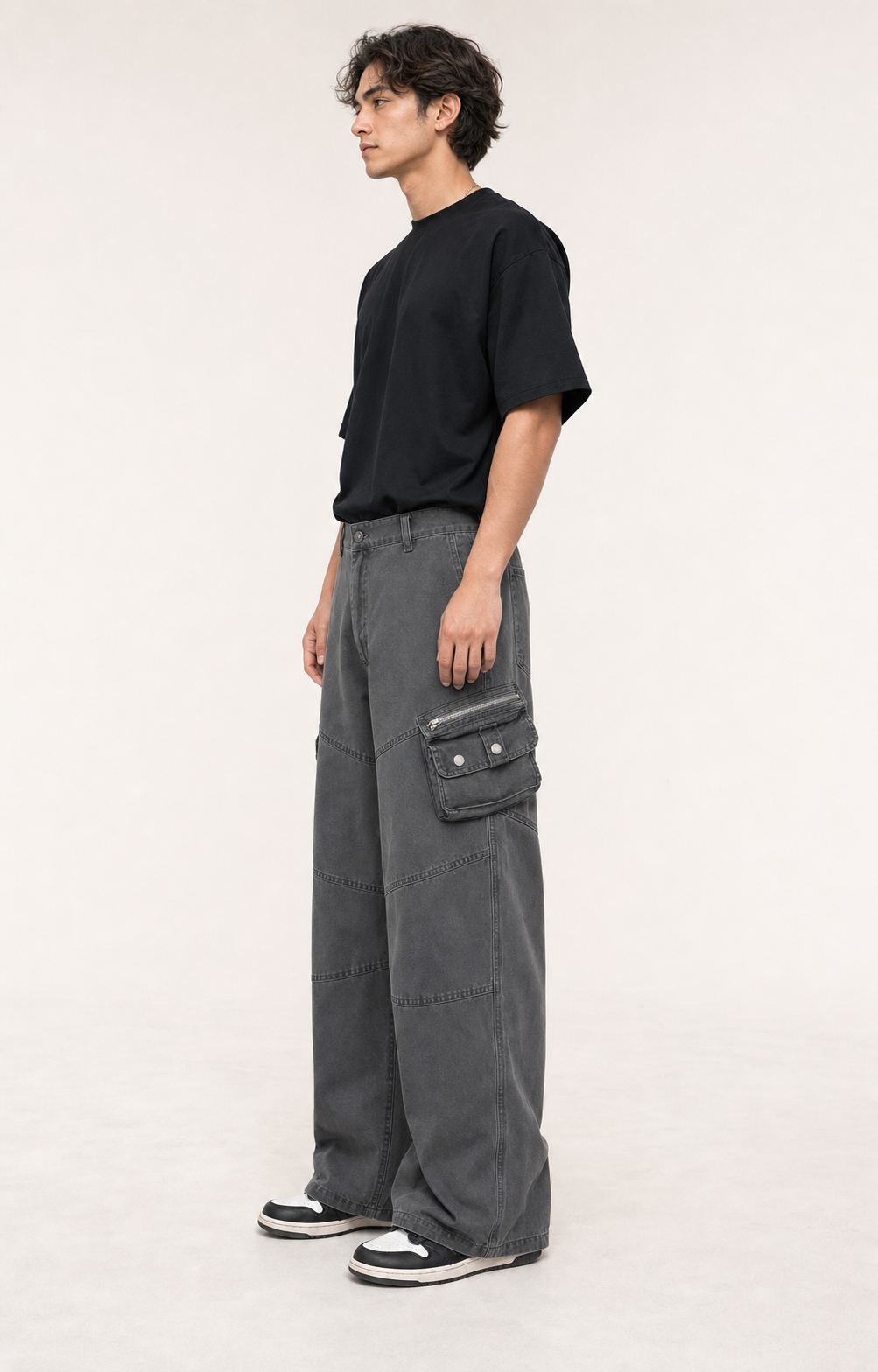 Washed Cargo Wide-Leg Trousers - C839-side-human-v1.png