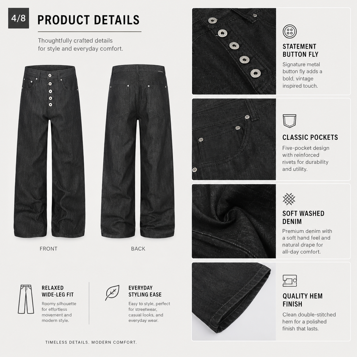 Button-Fly Washed Wide-Leg Jeans - C9062-back-human.png