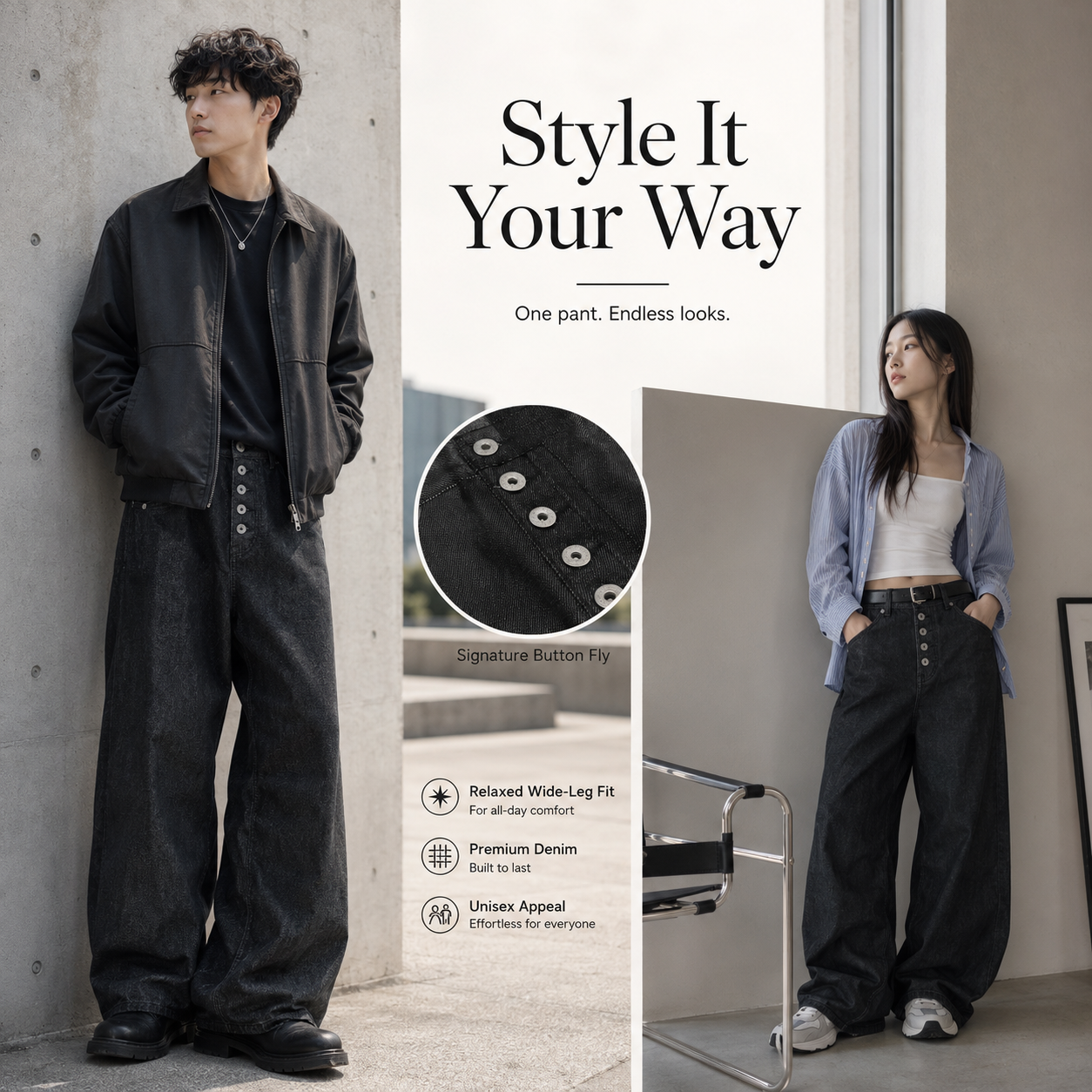 Button-Fly Washed Wide-Leg Jeans - C9062-side-human.png