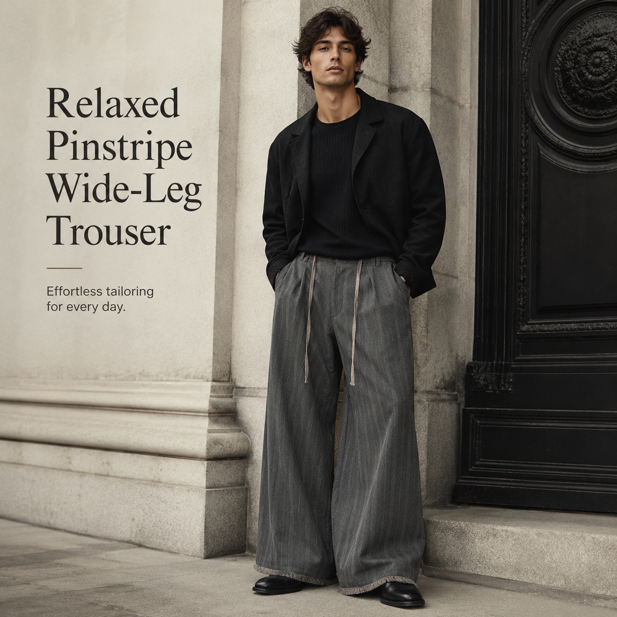 Relaxed Pinstripe Wide-Leg Trousers - C925-main-human.png