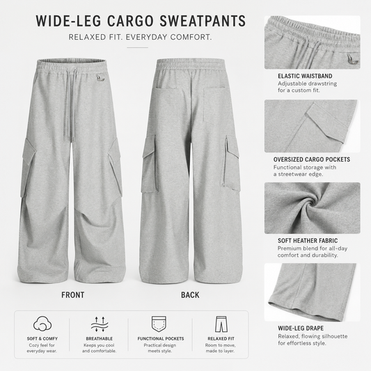 Relaxed Cargo Wide-Leg Sweatpants - C930-back.png