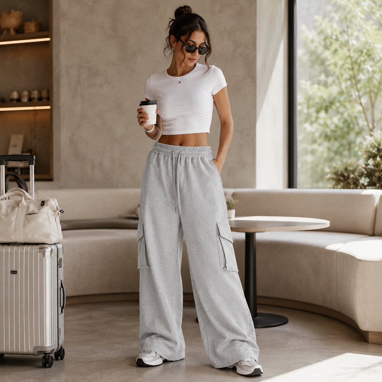 Relaxed Cargo Wide-Leg Sweatpants - C930-women-lounge-human.png