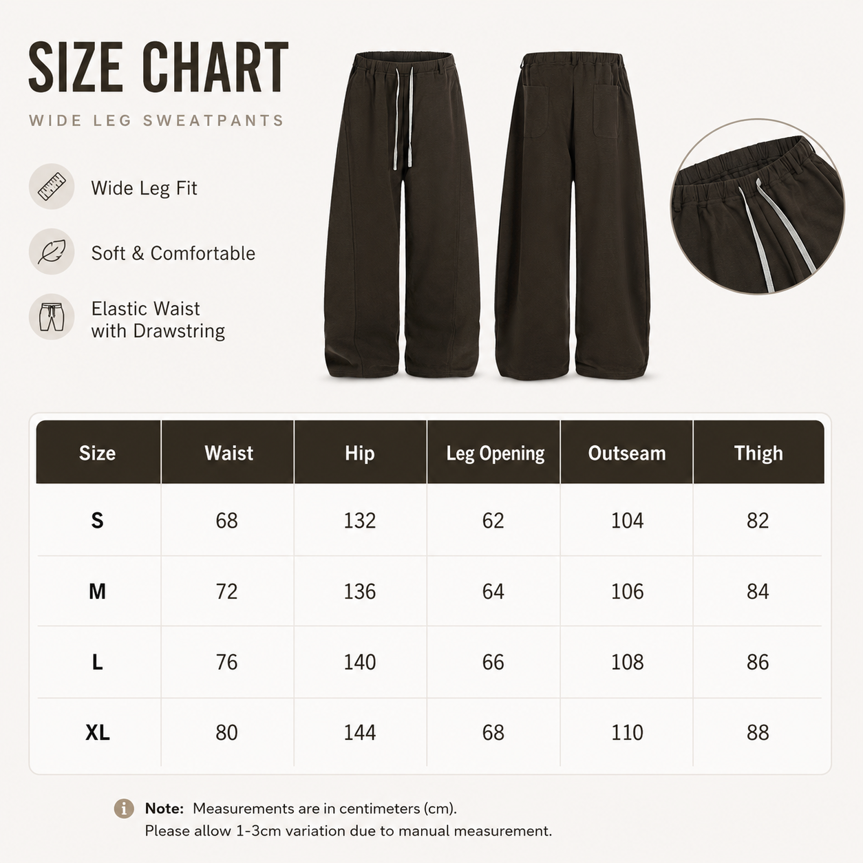 Deep Brown Wide-Leg Sweatpants - C938-size-chart.png