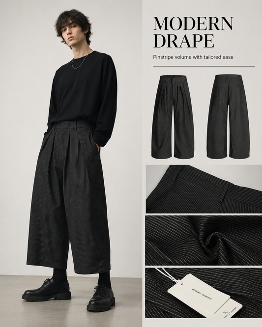 Pinstripe Curved-Leg Tailored Trousers - C957-alternate-human.png