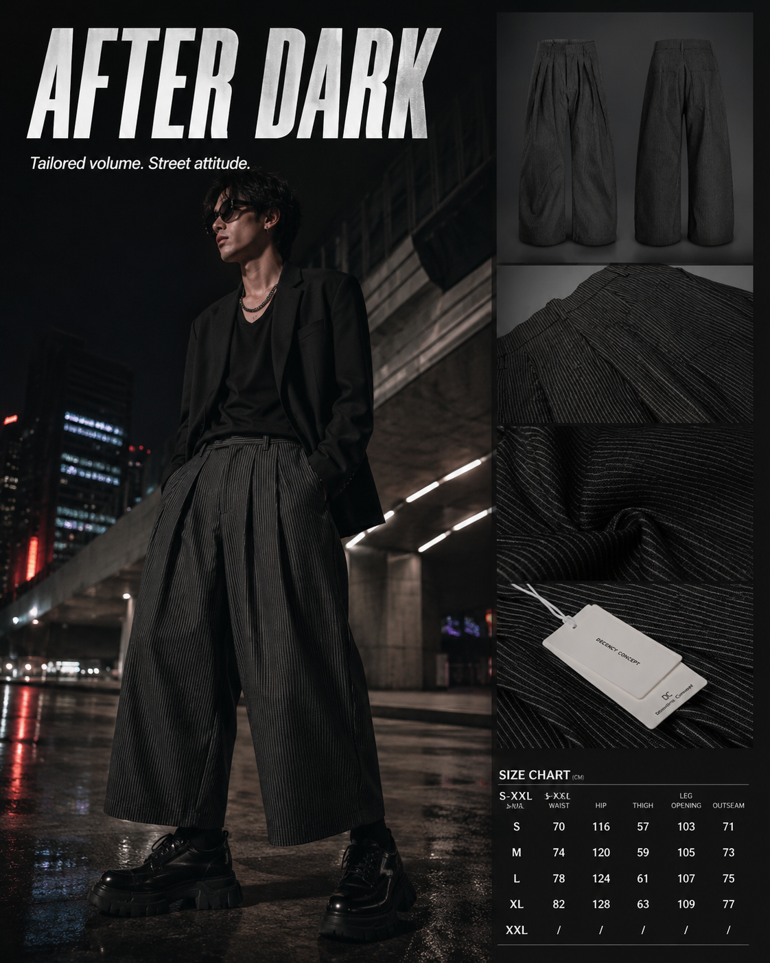Pinstripe Curved-Leg Tailored Trousers - C957-side-human.png
