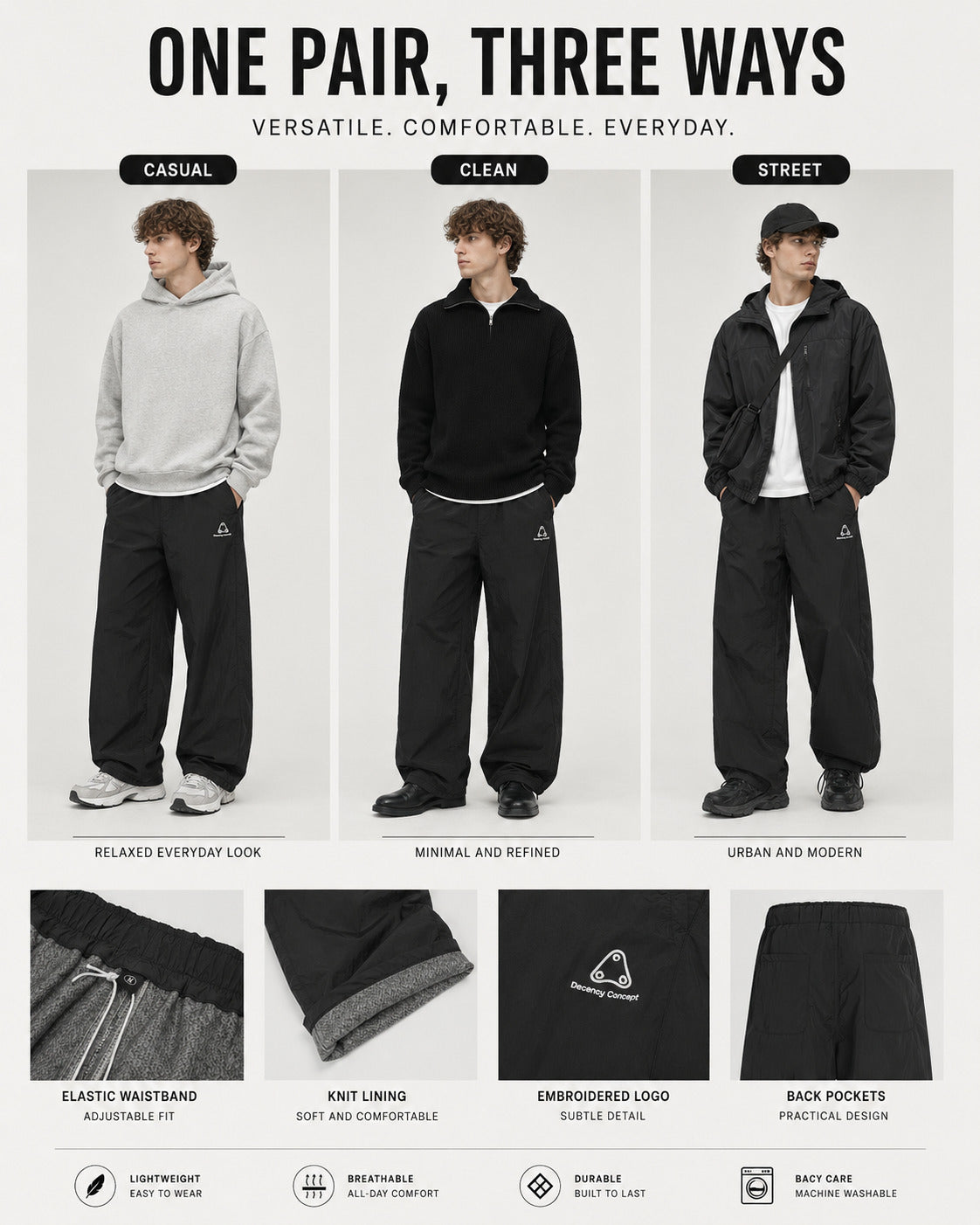 Lined Logo-Detail Wide-Leg Track Pants - C961-styling-overview.jpg
