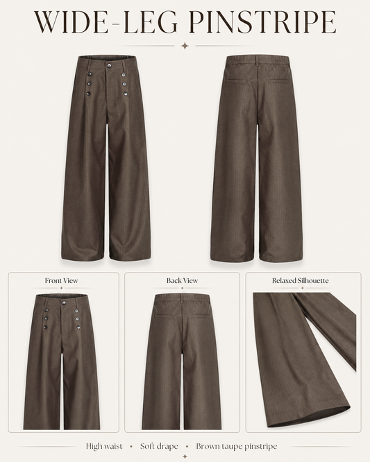 Asymmetric Multi-Button Pinstripe Wide-Leg Trousers - C965-back.png