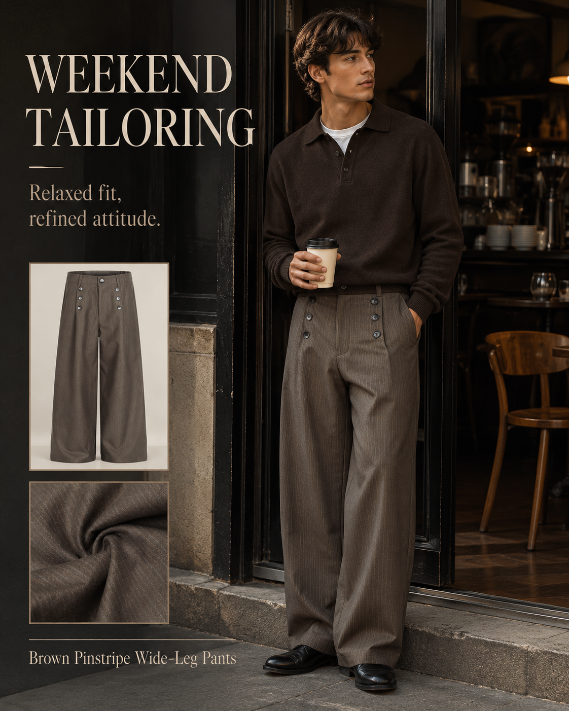 Asymmetric Multi-Button Pinstripe Wide-Leg Trousers - C965-front.png