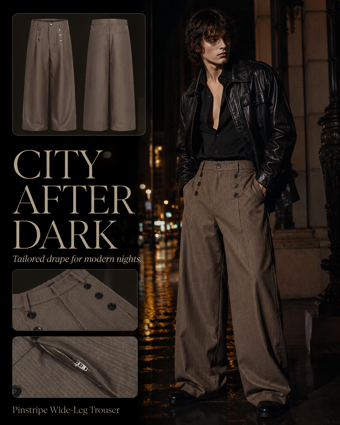 Asymmetric Multi-Button Pinstripe Wide-Leg Trousers - C965-side-human.png
