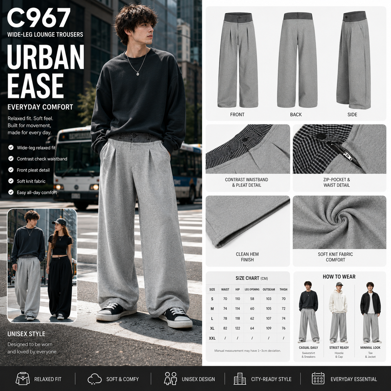 Pleated Wide-Leg Lounge Trousers - C967-side.png