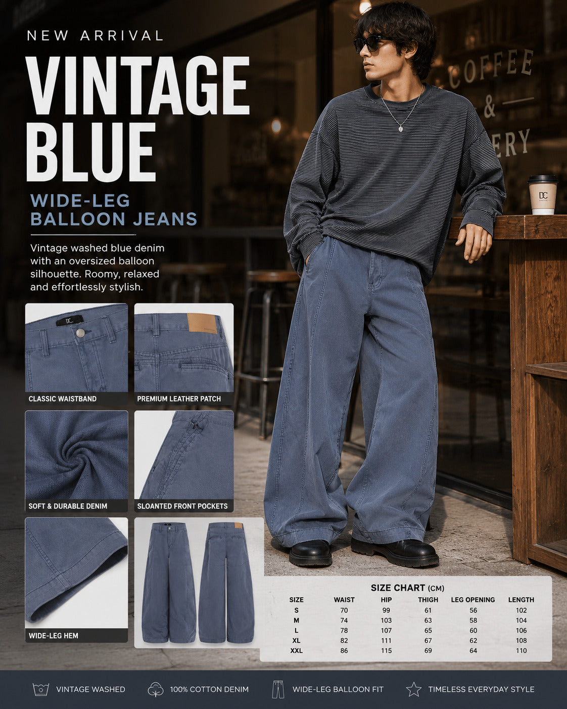 Vintage Blue Wide-Leg Balloon Jeans - F9061-main.jpg
