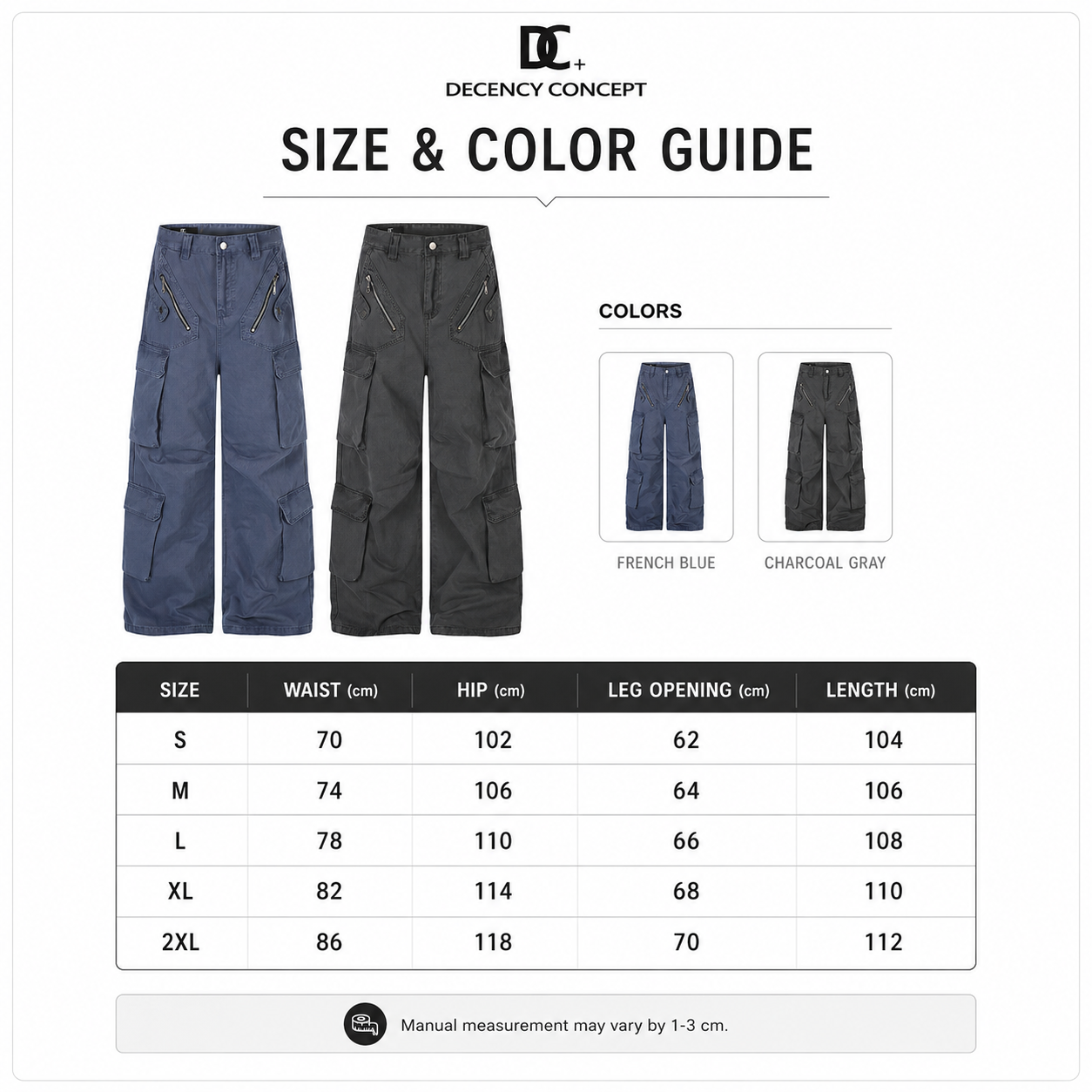 Multi-Zip Cargo Wide-Leg Pants - F9063-size-chart.png
