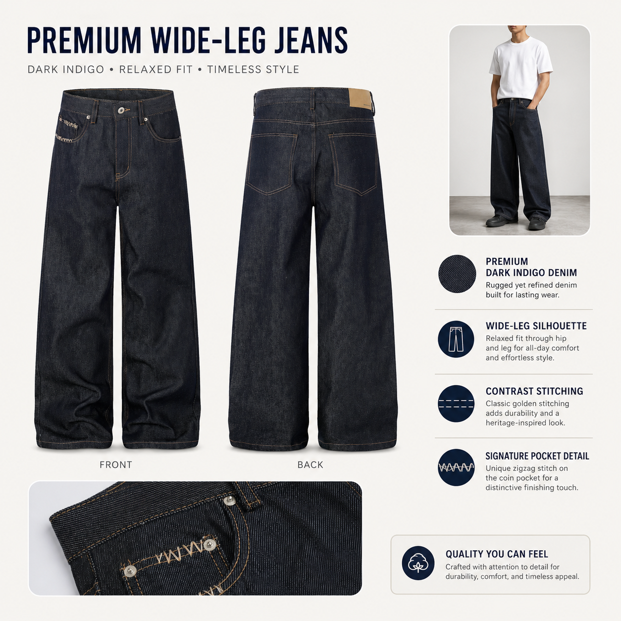 Dark Indigo Embroidered Wide-Leg Jeans - G60005-back-human.png