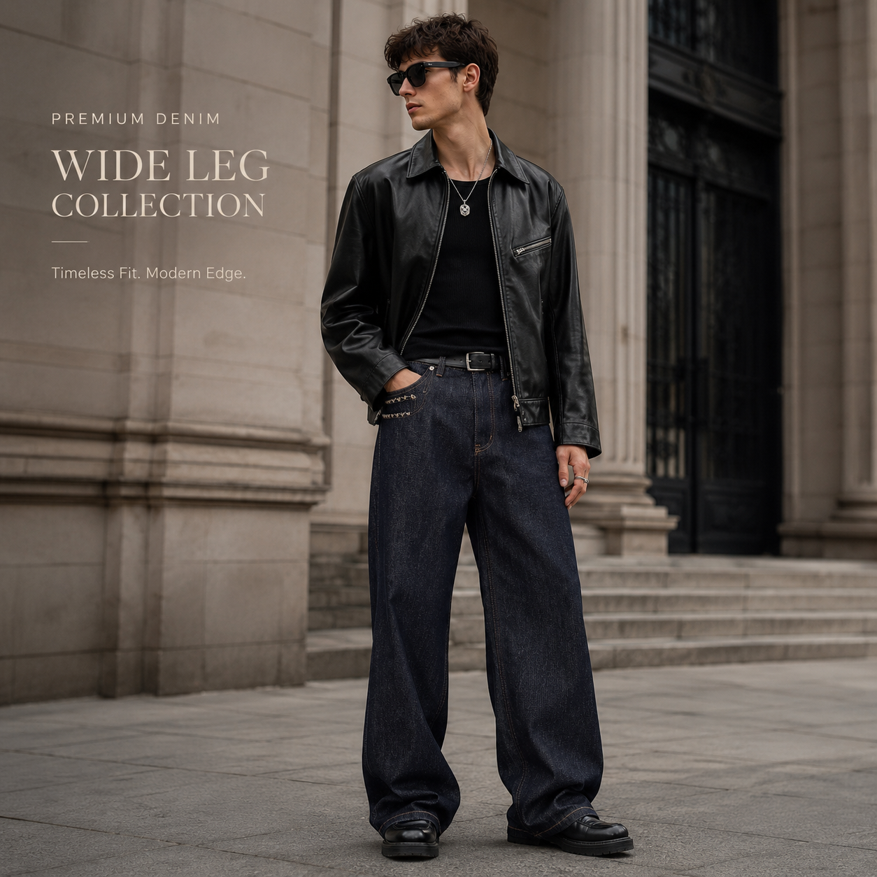 Dark Indigo Embroidered Wide-Leg Jeans - G60005-main-human.png