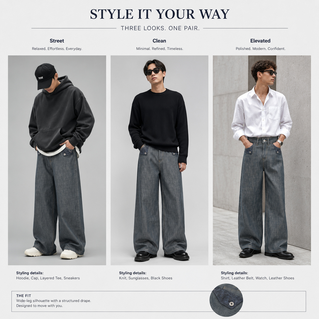 Asymmetric Button Washed Wide-Leg Jeans - G60006-detail-waist.png