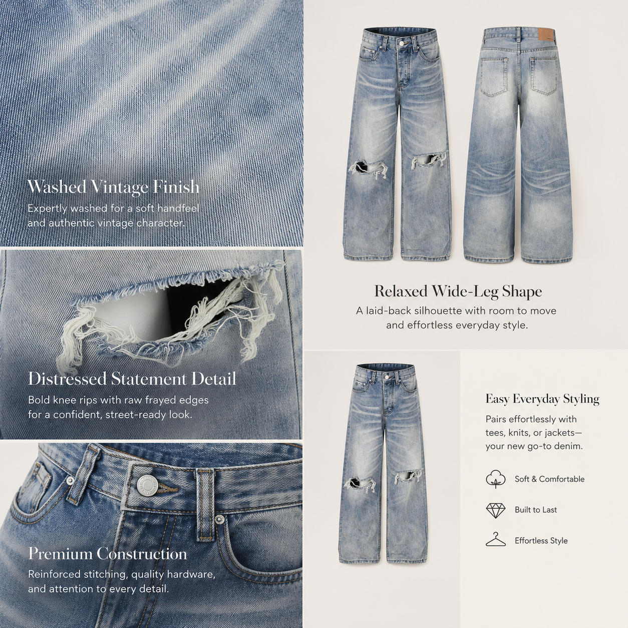 Distressed Light-Wash Wide-Leg Jeans - G60007-detail-fabric.png