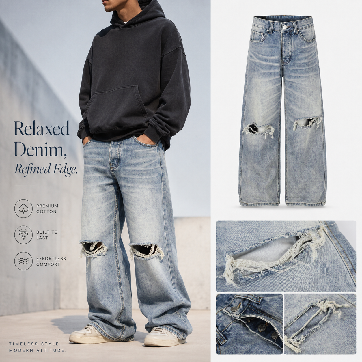 Distressed Light-Wash Wide-Leg Jeans - G60007-detail-waist.png