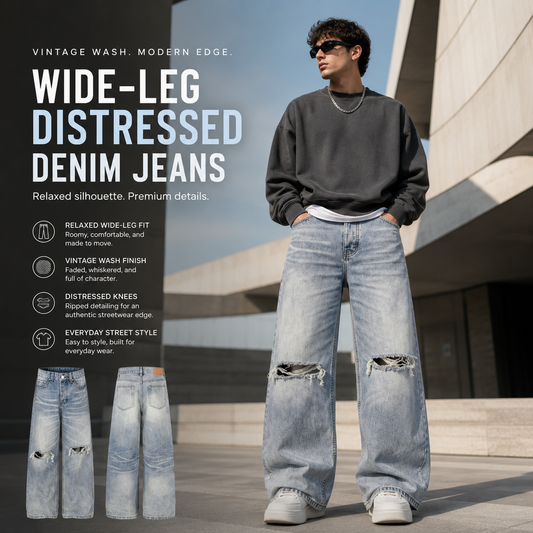 Distressed Light-Wash Wide-Leg Jeans - G60007-main-human.png