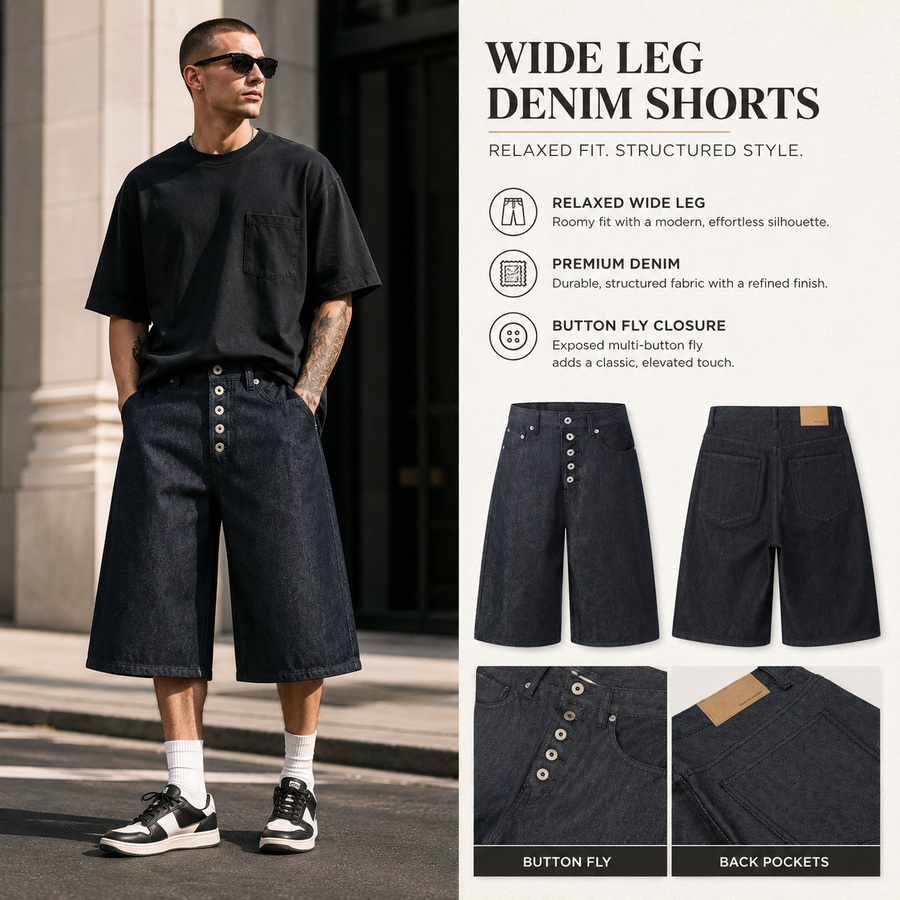 Button-Fly Wide-Leg Denim Shorts - G60008-main-human.png
