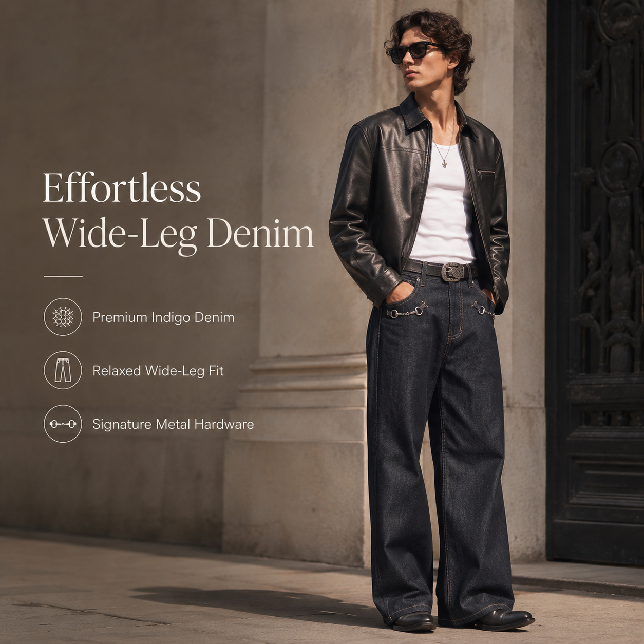 Metal-Hardware Dark Indigo Wide-Leg Jeans - G60009-main-human.png