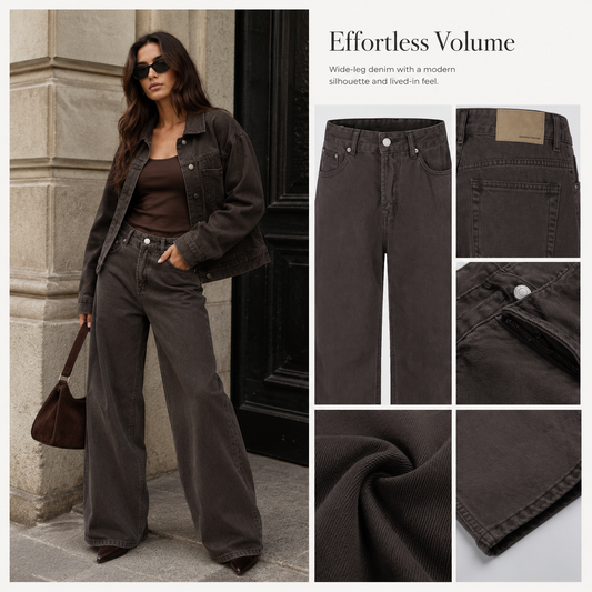 Washed Charcoal-Brown Wide-Leg Jeans - G60016-front-human.png